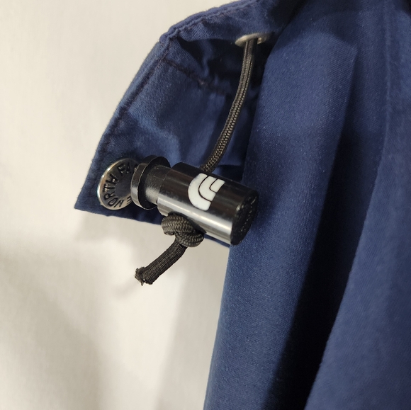VERY RARE! Light Blue Label NORTH FACE Navy Blue Goretex Jacket MADE IN UK sz M - Picture 11 of 14